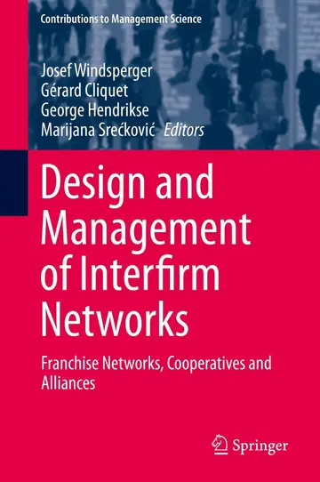 Cover of Design and Management of Interfirm Networks