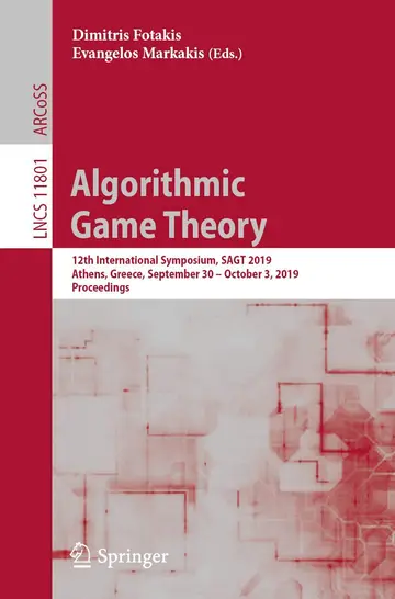 Cover of Algorithmic Game Theory