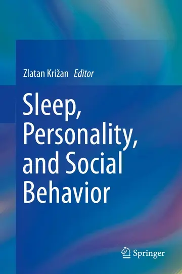 Cover of Sleep, Personality, and Social Behavior