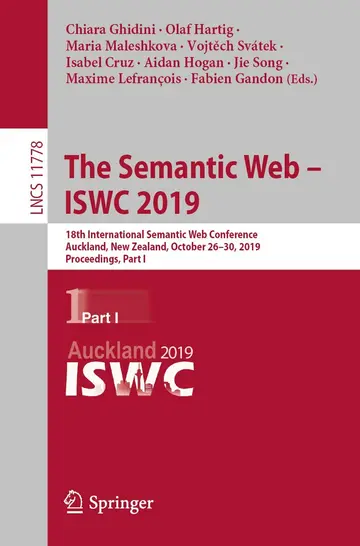 Cover of The Semantic Web – ISWC 2019