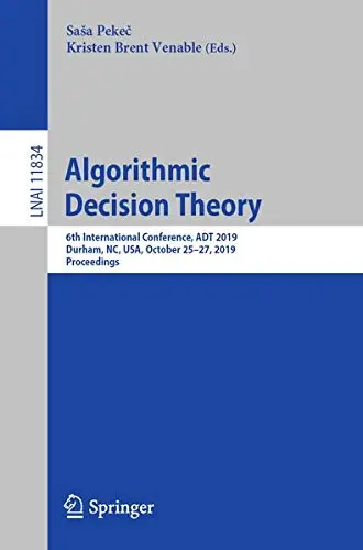 Cover of Algorithmic Decision Theory