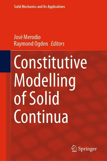 Cover of Constitutive Modelling of Solid Continua