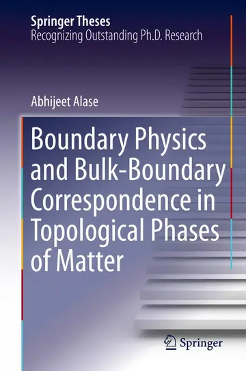 Cover of Boundary Physics and Bulk-Boundary Correspondence in Topological Phases of Matter