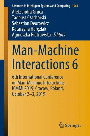 Cover of Man-Machine Interactions 6