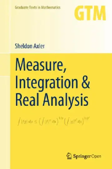 Cover of Measure, Integration & Real Analysis