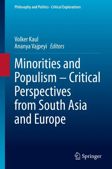 Cover of Minorities and Populism – Critical Perspectives from South Asia and Europe