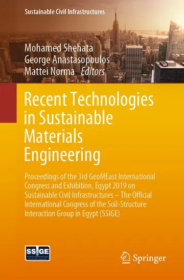 Cover of Recent Technologies in Sustainable Materials Engineering