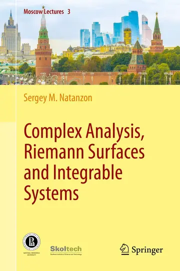 Cover of Complex Analysis Riemann Surfaces and Integrable Systems (Hb 2019)