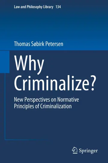 Cover of Why Criminalize?