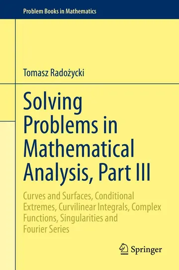Cover of Solving Problems in Mathematical Analysis, Part III