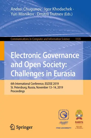 Cover of Electronic Governance and Open Society