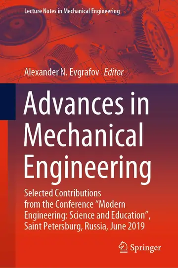 Cover of Advances in Mechanical Engineering