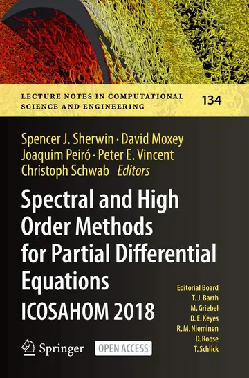 Cover of Spectral and High Order Methods for Partial Differential Equations ICOSAHOM 2018