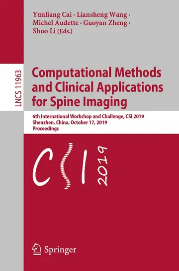 Cover of Computational Methods and Clinical Applications for Spine Imaging