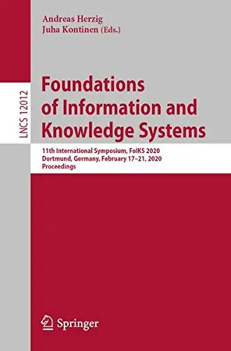 Cover of Foundations of Information and Knowledge Systems