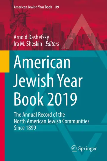 Cover of American Jewish Year Book 2019