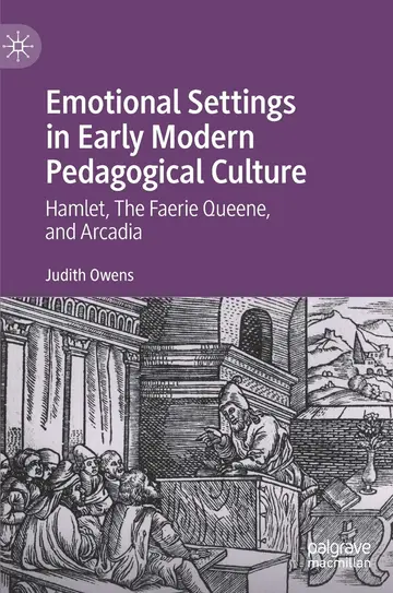 Cover of Emotional Settings in Early Modern Pedagogical Culture