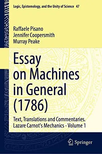 Cover of Essay on Machines in General