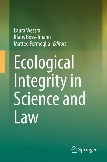 Cover of Ecological Integrity in Science and Law