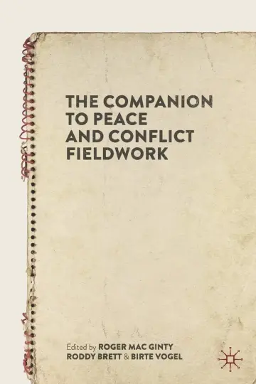 Cover of The Companion to Peace and Conflict Fieldwork