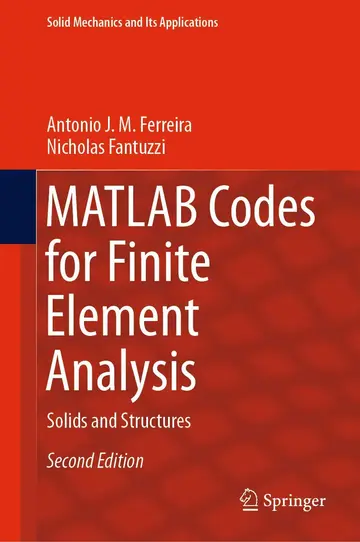 Cover of MATLAB Codes for Finite Element Analysis