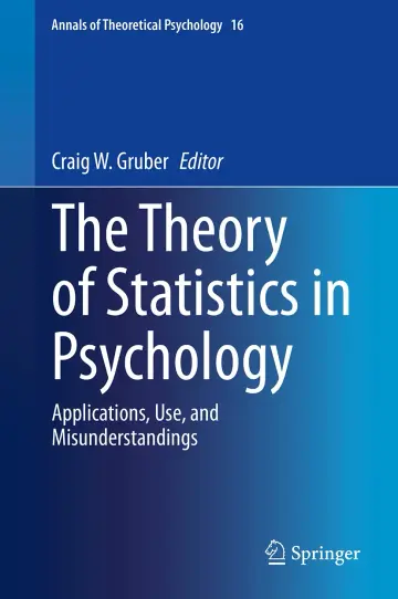 Cover of The Theory of Statistics in Psychology