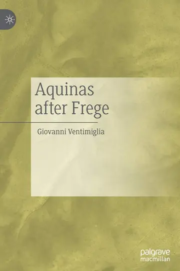 Cover of Aquinas after Frege