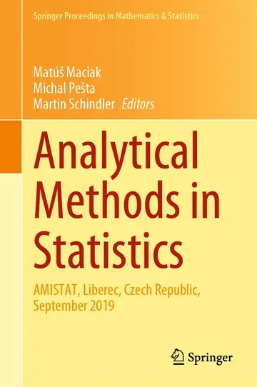 Cover of Analytical Methods in Statistics
