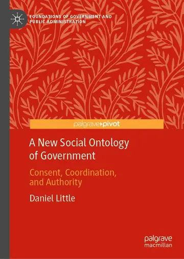 Cover of A New Social Ontology of Government
