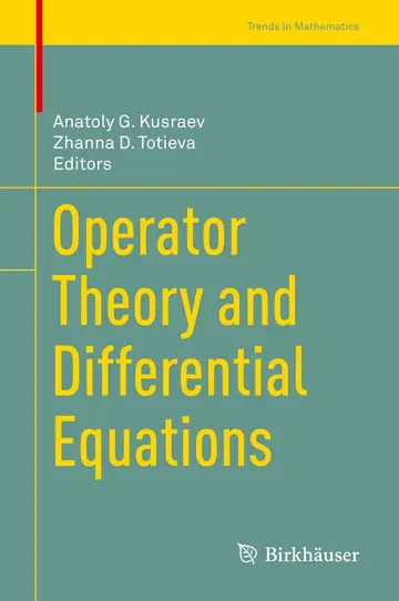Cover of Operator Theory and Differential Equations