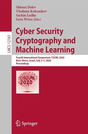 Cover of Cyber Security Cryptography and Machine Learning