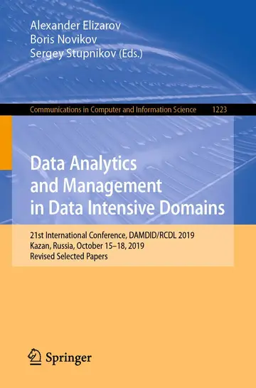 Cover of Data Analytics and Management in Data Intensive Domains