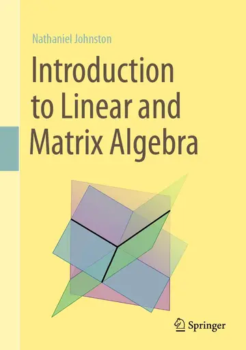 Cover of Introduction to Linear and Matrix Algebra