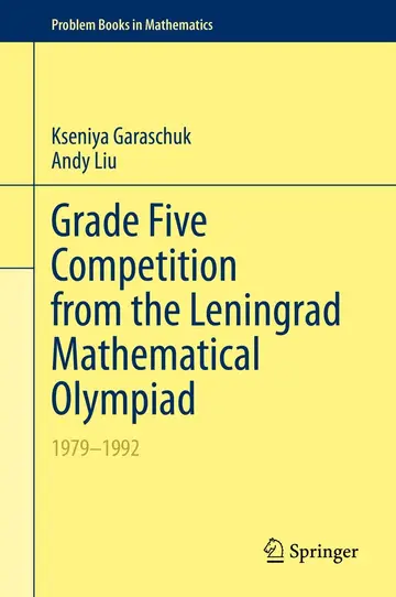 Cover of Grade Five Competition from the Leningrad Mathematical Olympiad