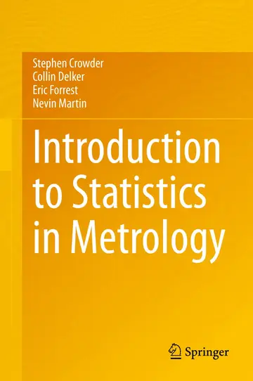 Cover of Introduction to Statistics in Metrology