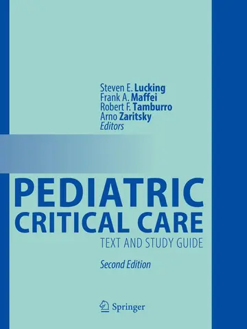 Cover of Pediatric Critical Care Text and Study Guide 2 Vol Set 2Ed