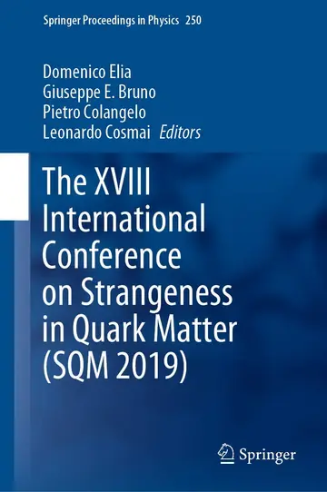 Cover of The XVIII International Conference on Strangeness in Quark Matter, 2019