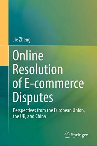 Cover of Online Resolution of E-commerce Disputes