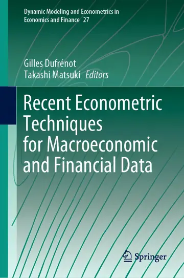 Cover of Recent Econometric Techniques for Macroeconomic and Financial Data
