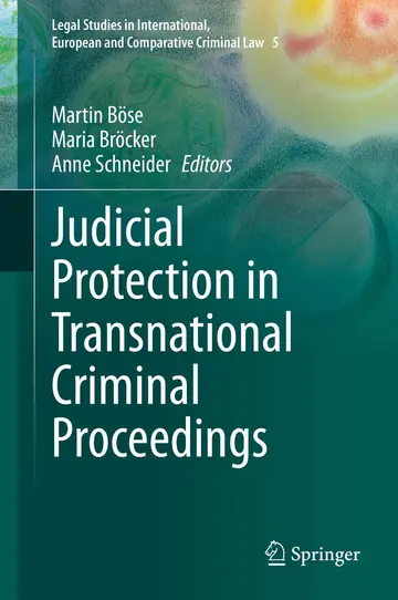Cover of Judicial Protection in Transnational Criminal Proceedings