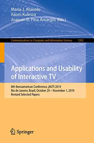Cover of Applications and Usability of Interactive TV