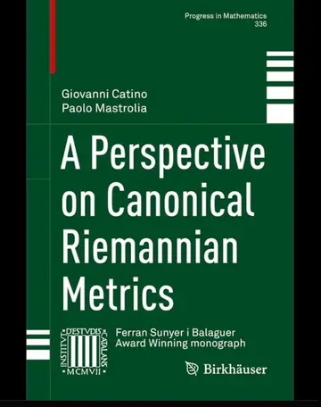 Cover of A Perspective on Canonical Riemannian Metrics