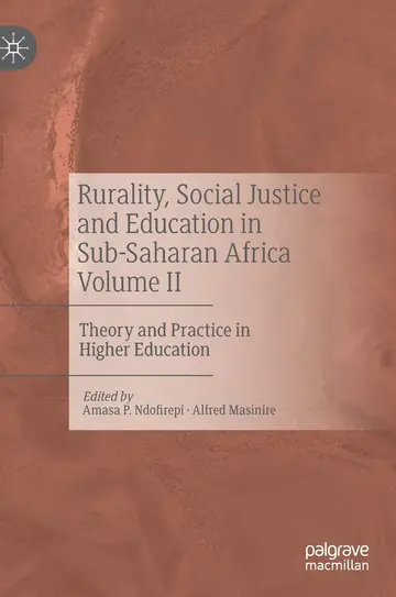 Cover of Rurality, Social Justice and Education in Sub-Saharan Africa