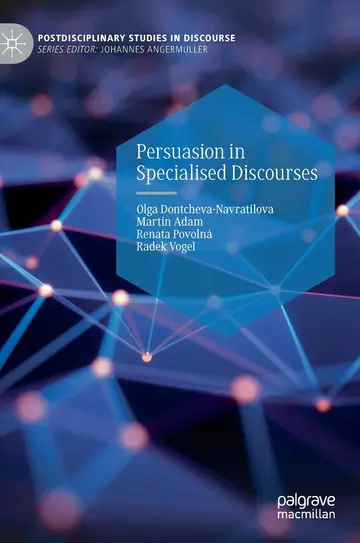 Cover of Persuasion in Specialised Discourses
