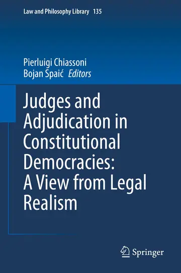 Cover of Judges and Adjudication in Constitutional Democracies