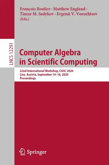 Cover of Computer Algebra in Scientific Computing