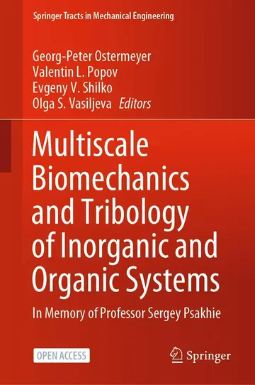 Cover of Multiscale Biomechanics and Tribology of Inorganic and Organic Systems