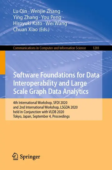 Cover of Software Foundations for Data Interoperability and Large Scale Graph Data Analytics