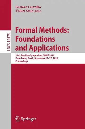 Cover of Formal Methods - Foundations and Applications