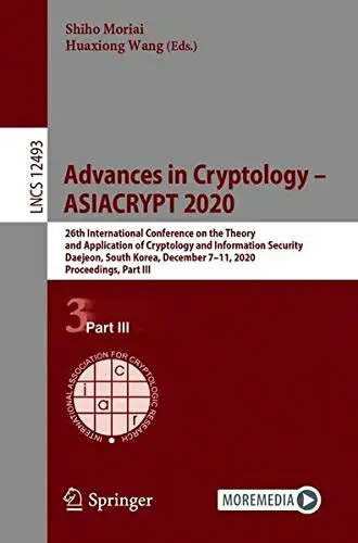 Cover of Advances in Cryptology – ASIACRYPT 2020